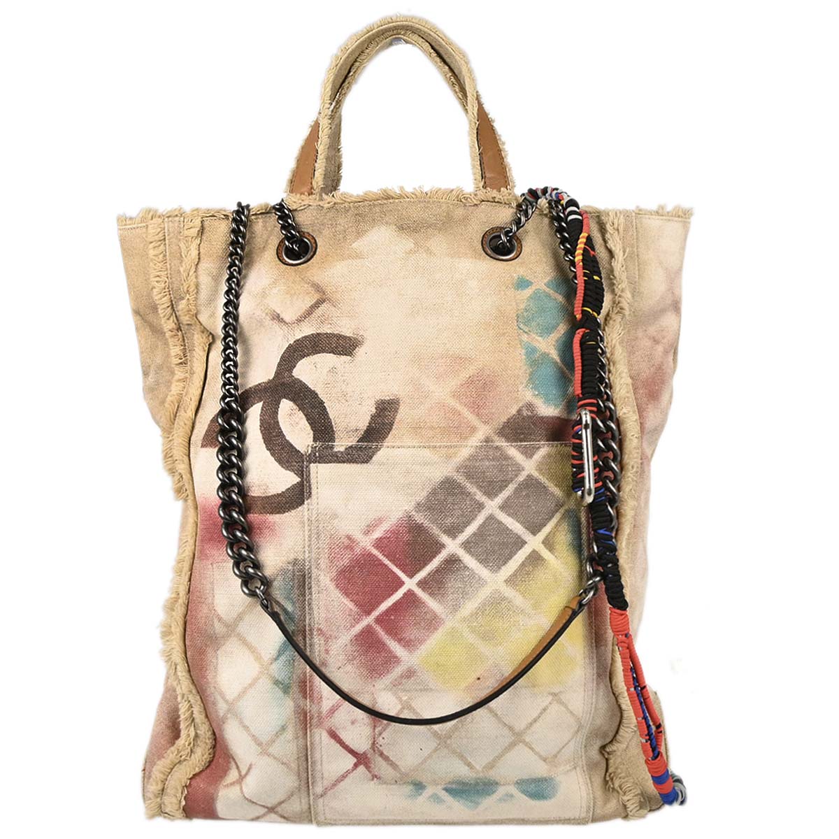 Chanel 2014SS Bricolage Graffiti Shopping Tote