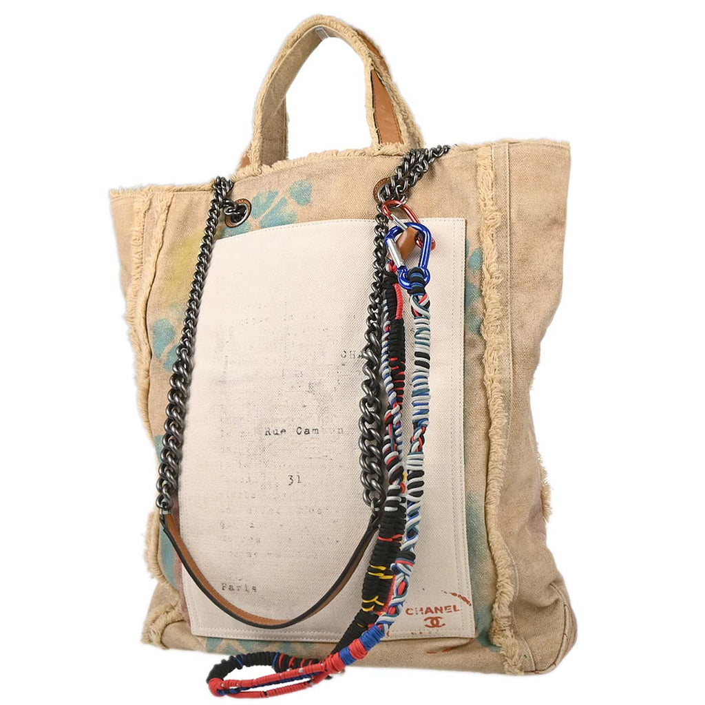 Chanel 2014SS Bricolage Graffiti Shopping Tote
