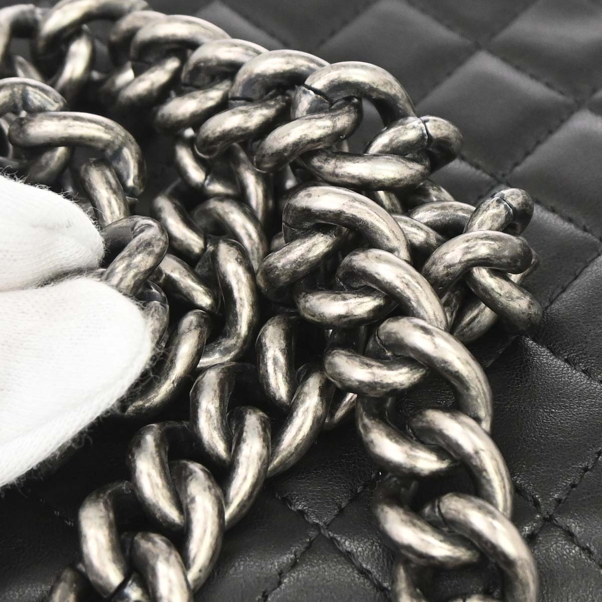 Boy Chanel 2014-2015 Black Lambskin Medium Shoulder Bag