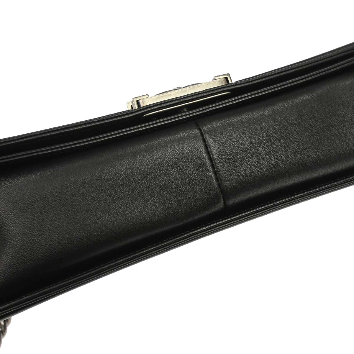 Boy Chanel 2014-2015 Black Lambskin Medium Shoulder Bag
