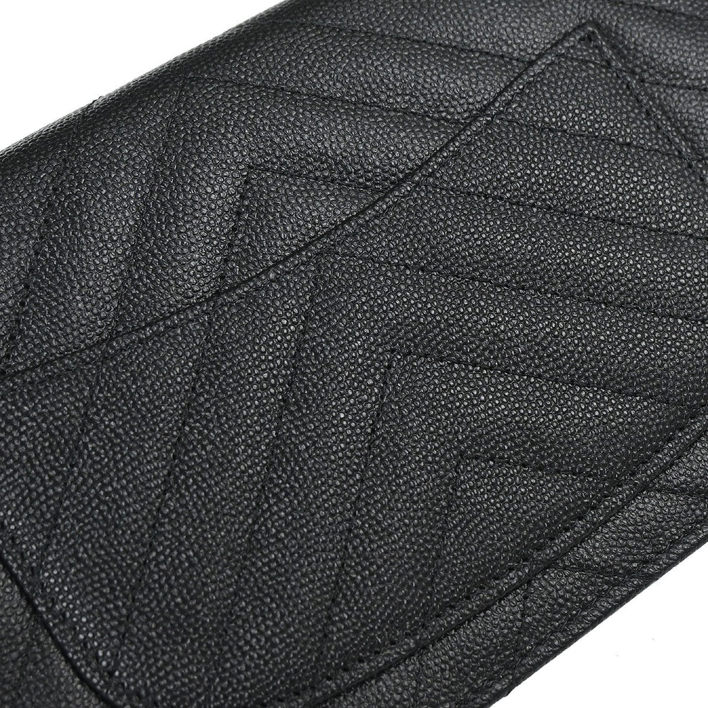 Chanel 2018 Black Caviar Skin Classic WOC Wallet on Chain Bag