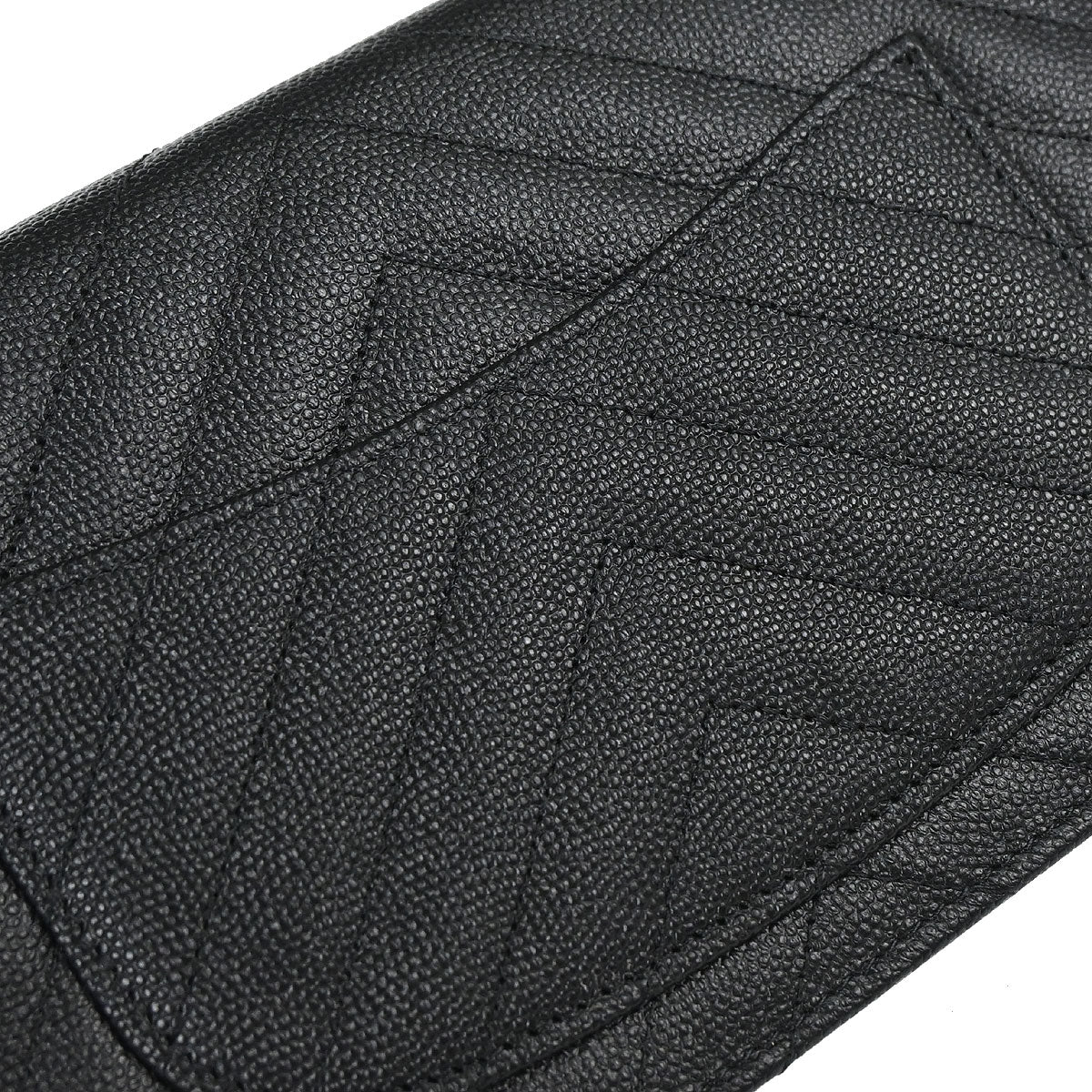 Chanel 2018 Black Caviar Skin Classic WOC Wallet on Chain Bag