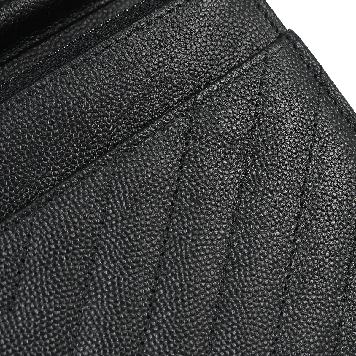 Chanel 2018 Black Caviar Skin Classic WOC Wallet on Chain Bag
