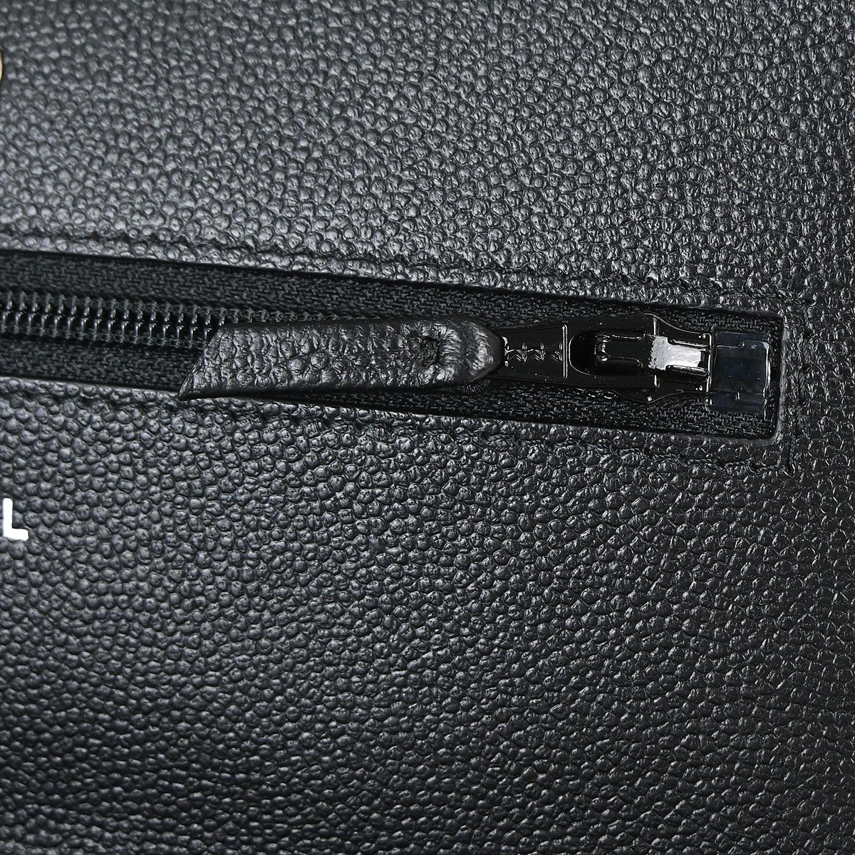 Chanel 2018 Black Caviar Skin Classic WOC Wallet on Chain Bag