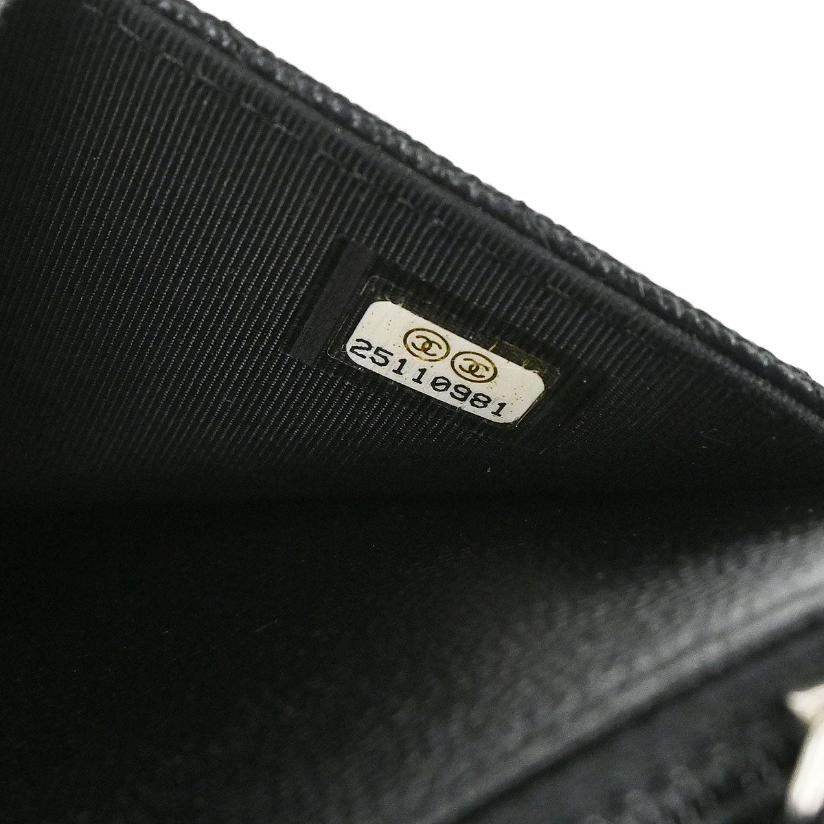 Chanel 2018 Black Caviar Skin Classic WOC Wallet on Chain Bag