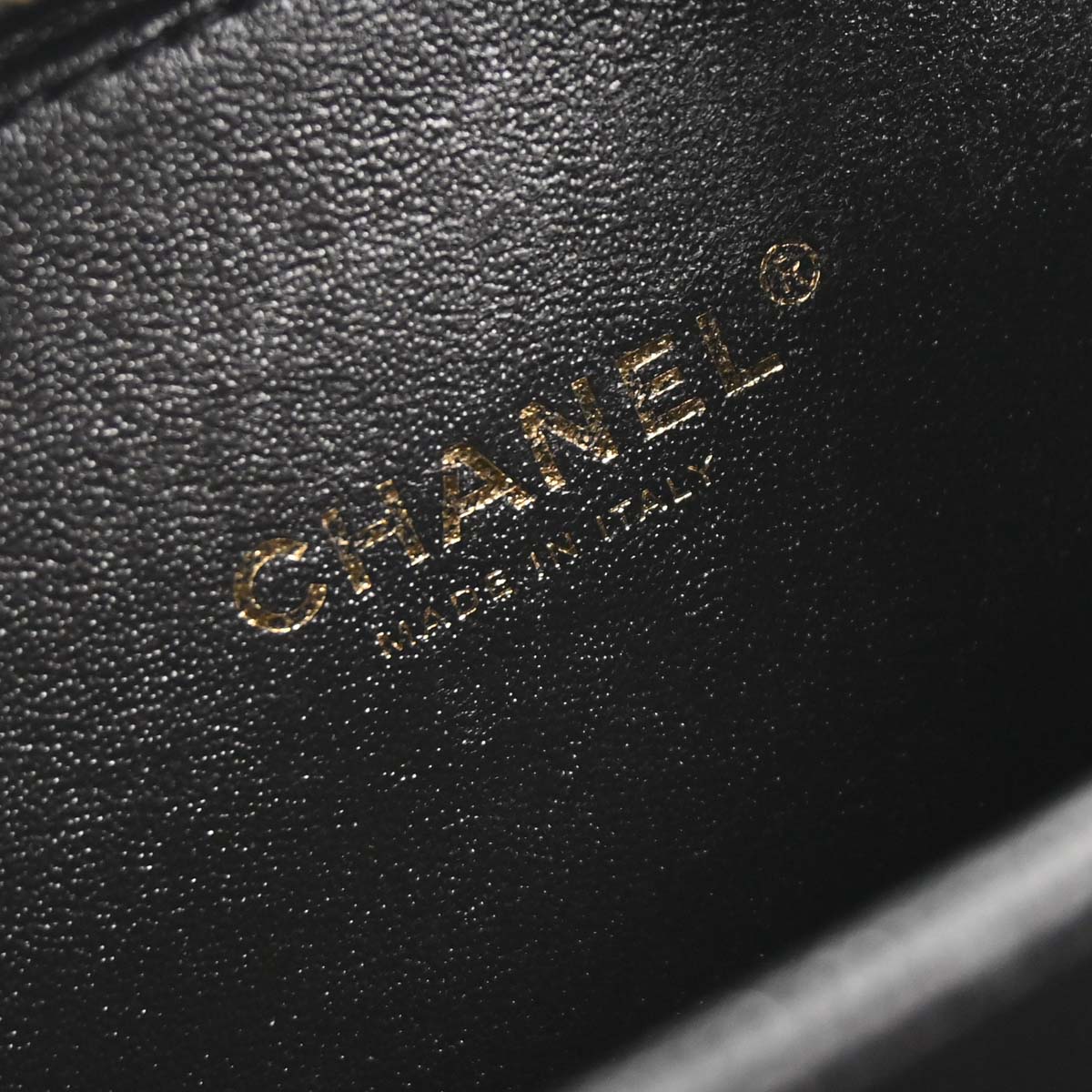 Chanel 2019 Navy Black Caviar Skin Bicolor Filigree 2way Shoulder Vanity Handbag