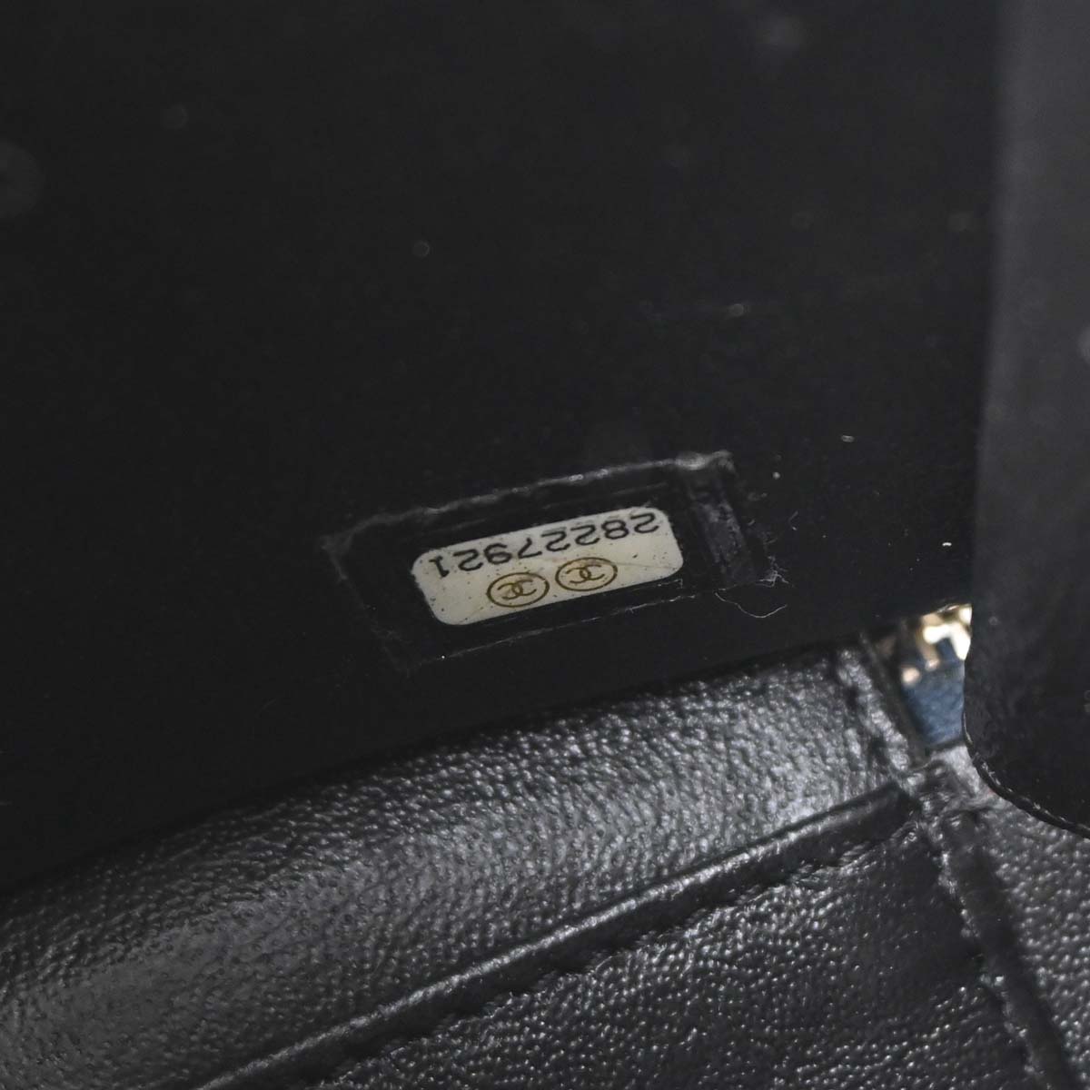 Chanel 2019 Navy Black Caviar Skin Bicolor Filigree 2way Shoulder Vanity Handbag