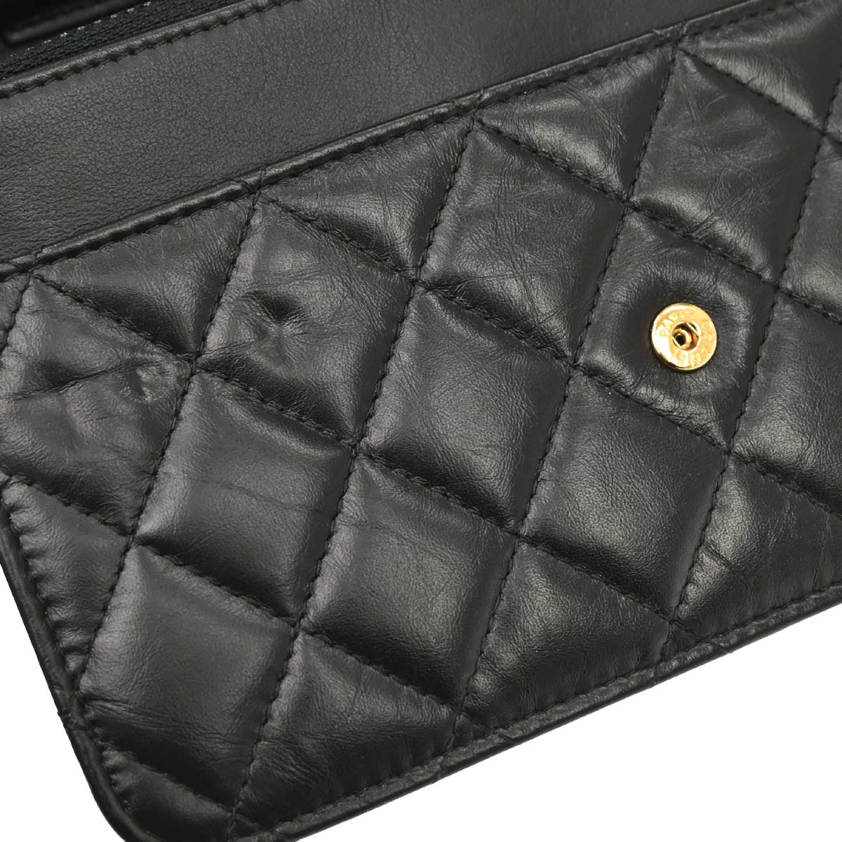 Chanel 2017 Calfskin Mademoiselle Lock Icon WOC Wallet on Chain Shoulder Bag