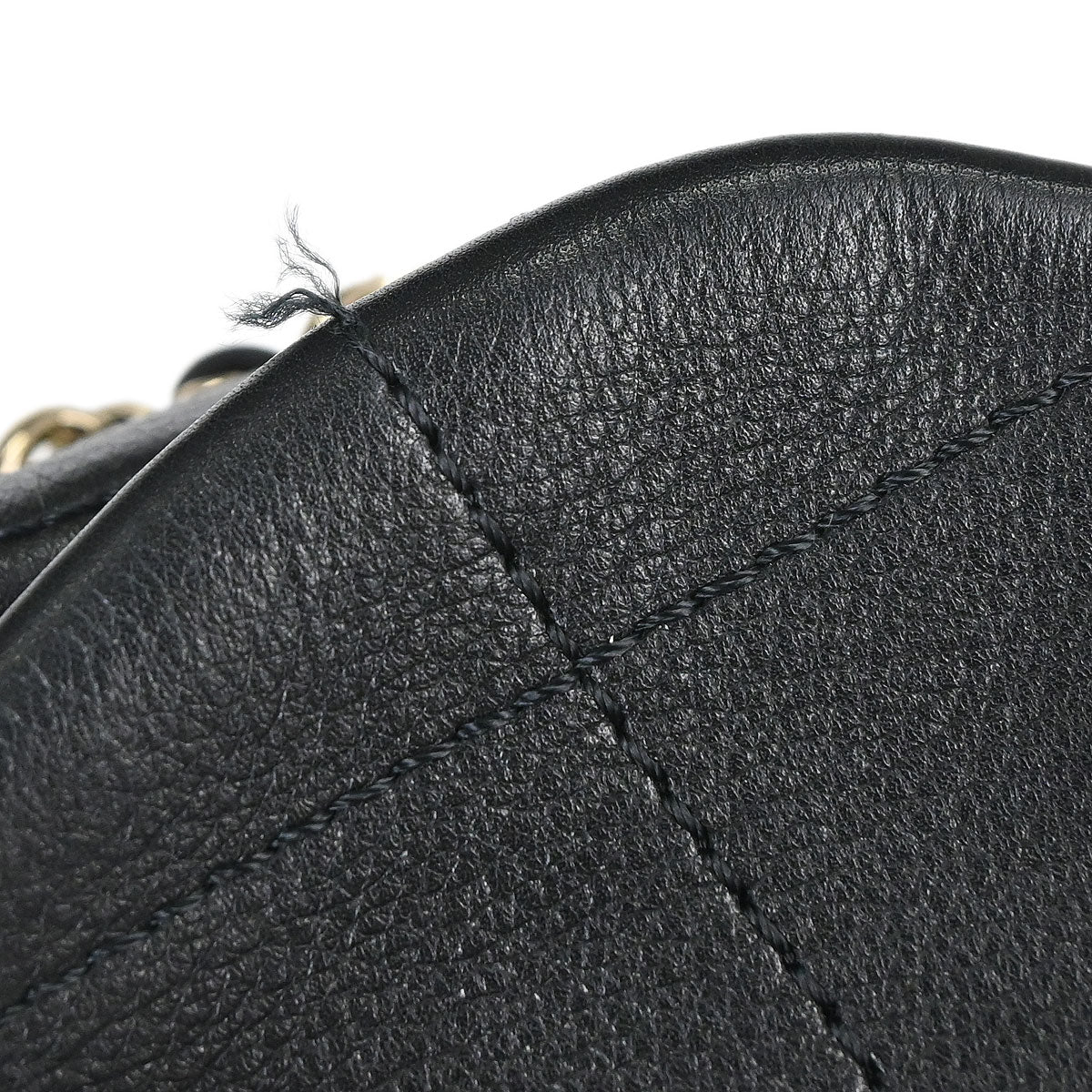 Chanel 2019 Black Calfskin Chain Around Saddle Flap Shoulder Bag