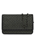 Chanel 2014-2015 Black Calfskin Rhinestone WOC Wallet on Chain Bag