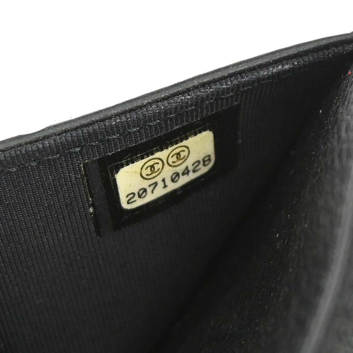 Chanel 2014-2015 Black Calfskin Rhinestone WOC Wallet on Chain Bag