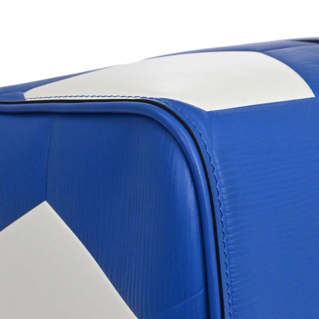 Louis Vuitton Blue Epi Keepall Bandouliere 50 Handbag M52120