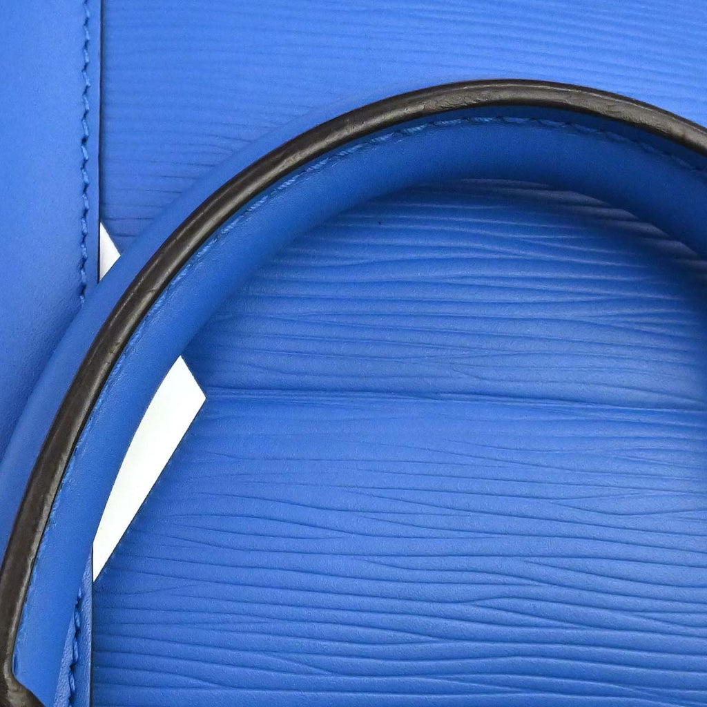 Louis Vuitton Blue Epi Keepall Bandouliere 50 Handbag M52120