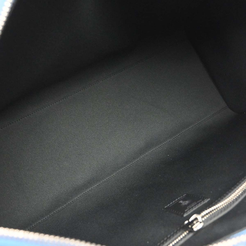 Louis Vuitton Blue Epi Keepall Bandouliere 50 Handbag M52120