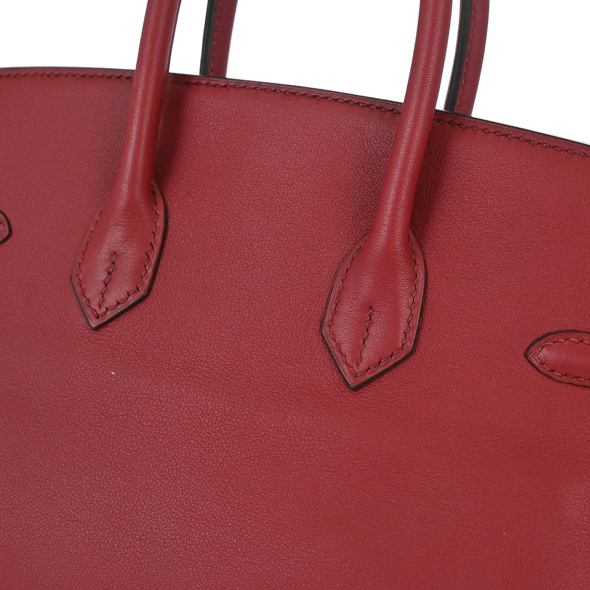 Hermes Rouge Grenade Swift Birkin 25 Handbag