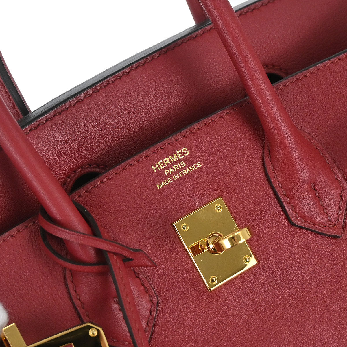 Hermes Rouge Grenade Swift Birkin 25 Handbag