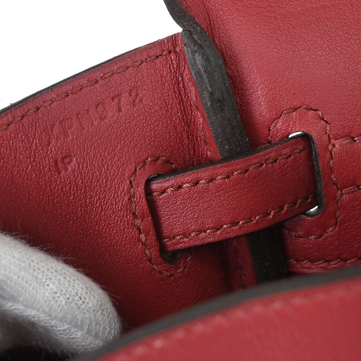 Hermes Rouge Grenade Swift Birkin 25 Handbag