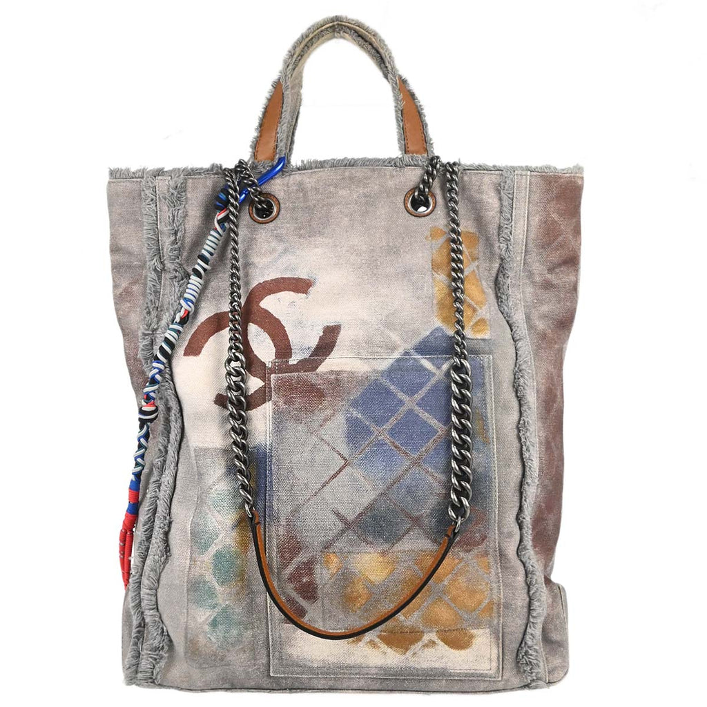 Chanel 2014SS Bricolage Graffiti Shopping Tote