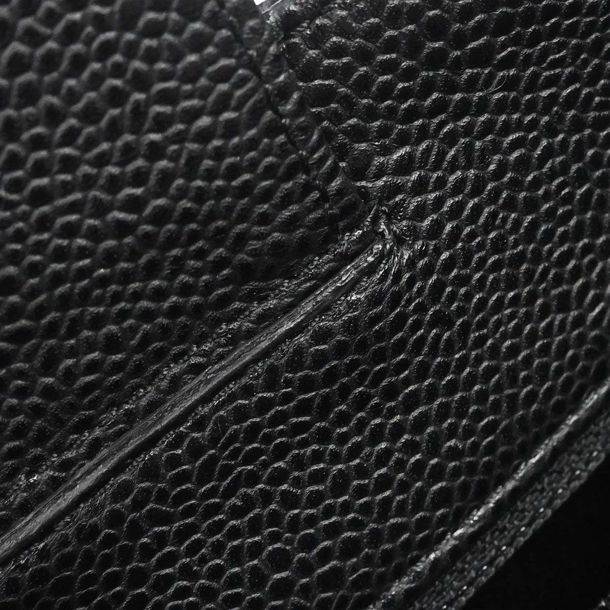 Chanel 2010-2011 Black Caviar Skin Petite Shopping Tote PST Chain Handbag