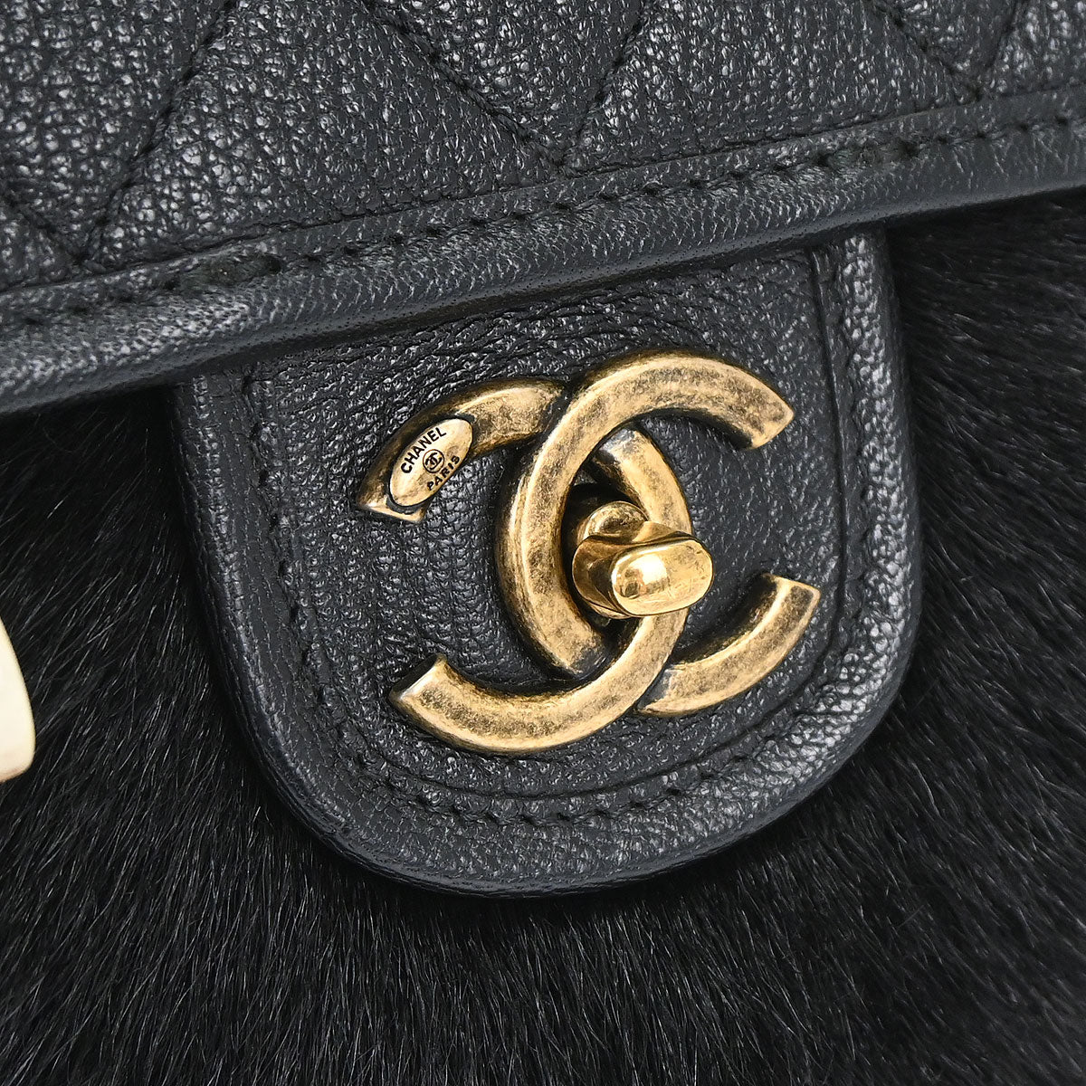 Chanel 2015-2016 Black Calfskin Paris-Salzburg Cowboy 2way Messenger Handbag