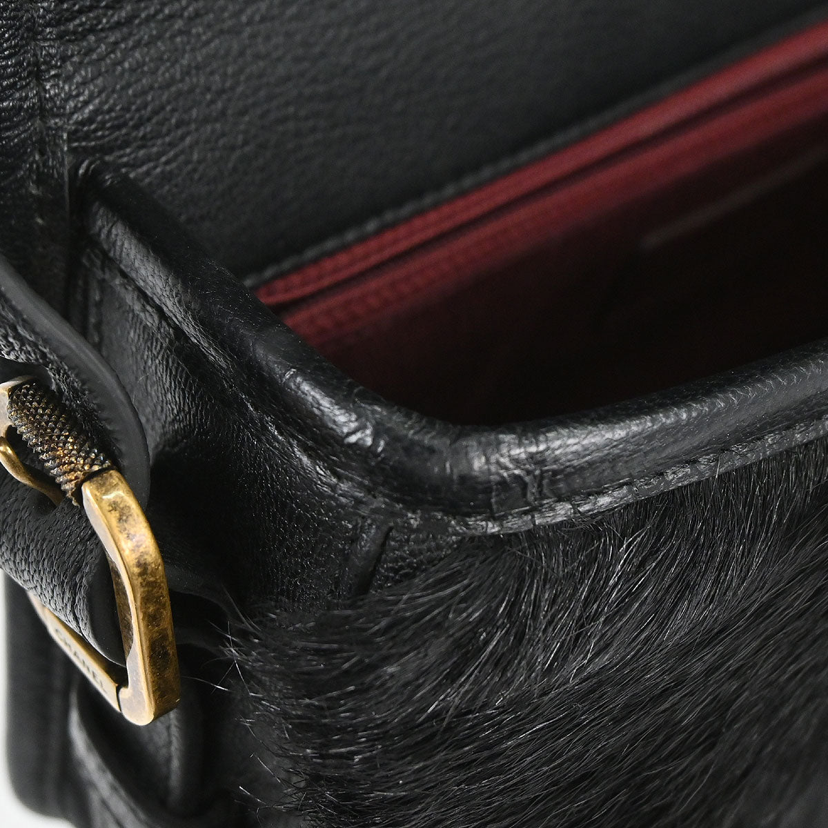 Chanel 2015-2016 Black Calfskin Paris-Salzburg Cowboy 2way Messenger Handbag