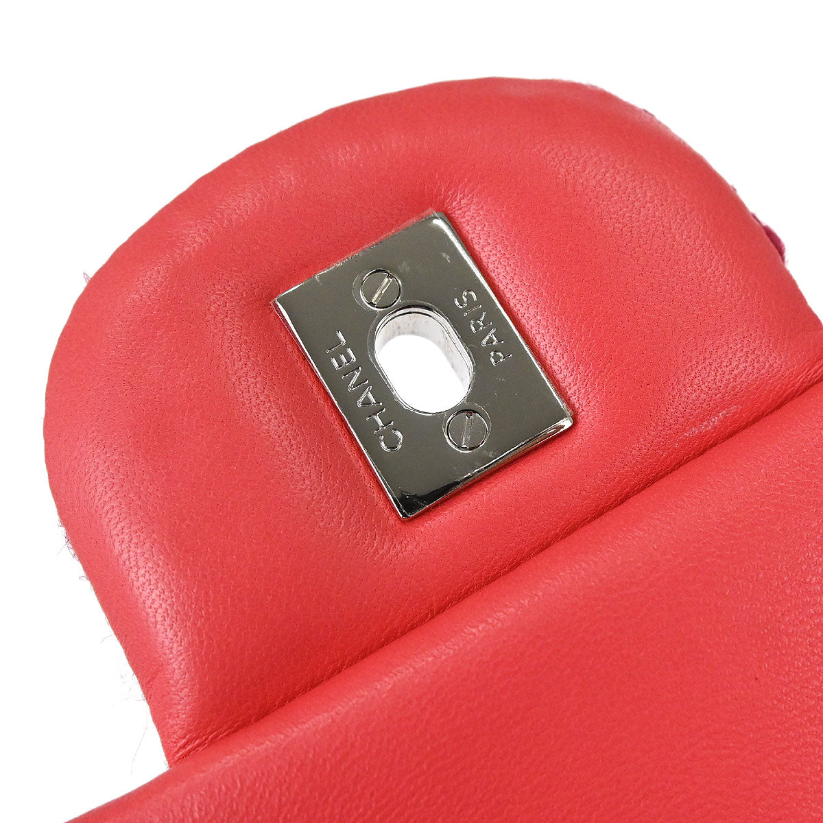 Chanel Pink Tweed Patchwork Shoulder Bag