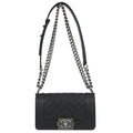 Boy Chanel 2019 Black Lambskin Small Chain Shoulder Bag