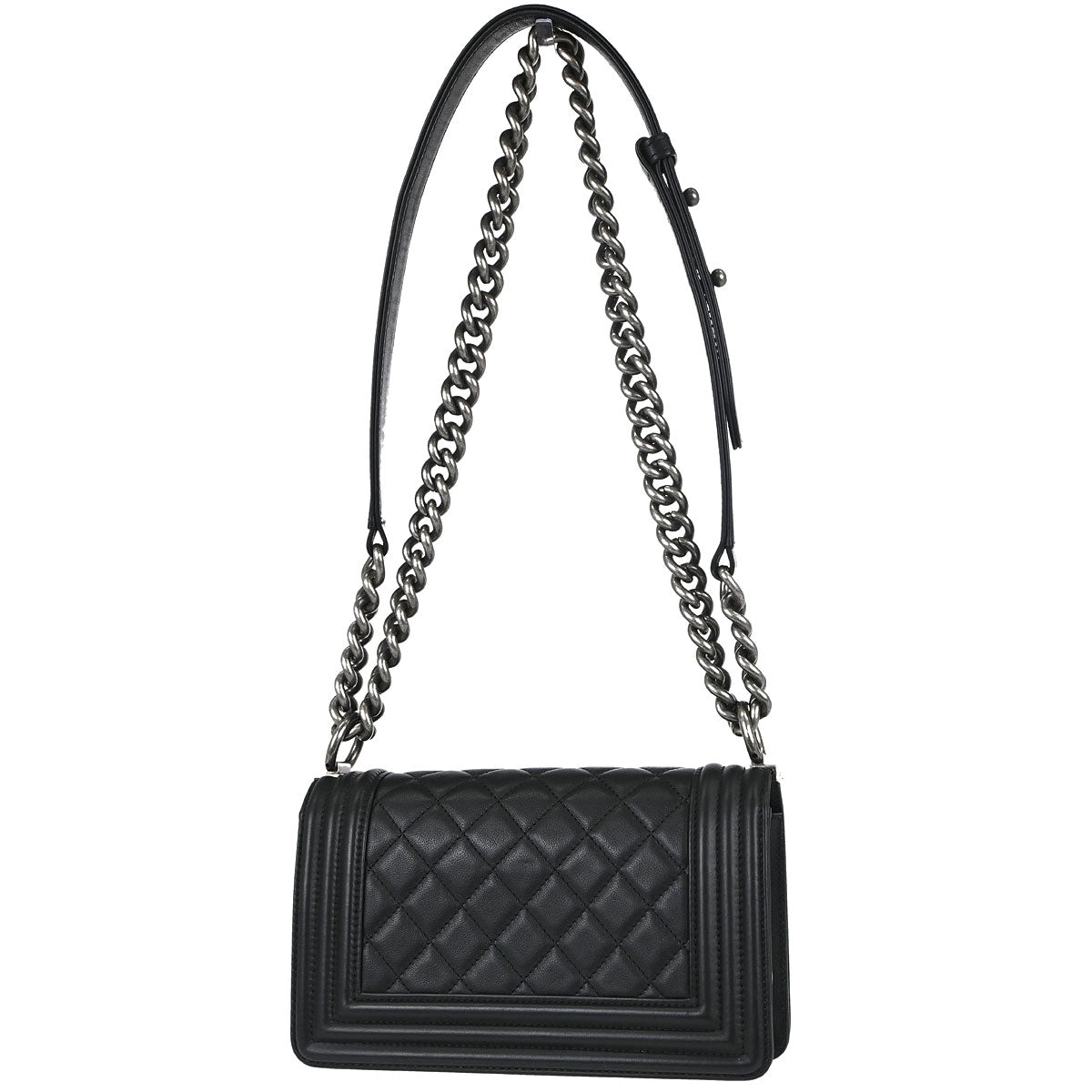 Boy Chanel 2019 Black Lambskin Small Chain Shoulder Bag