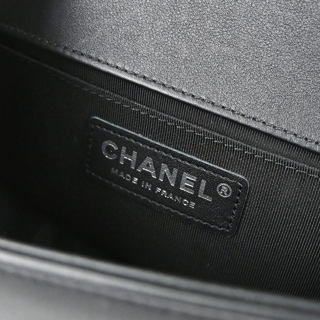 Boy Chanel 2019 Black Lambskin Small Chain Shoulder Bag
