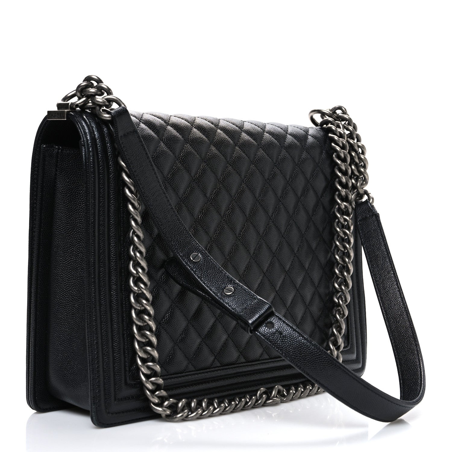 Chanel Caviar Quilted Large Boy Flap Black