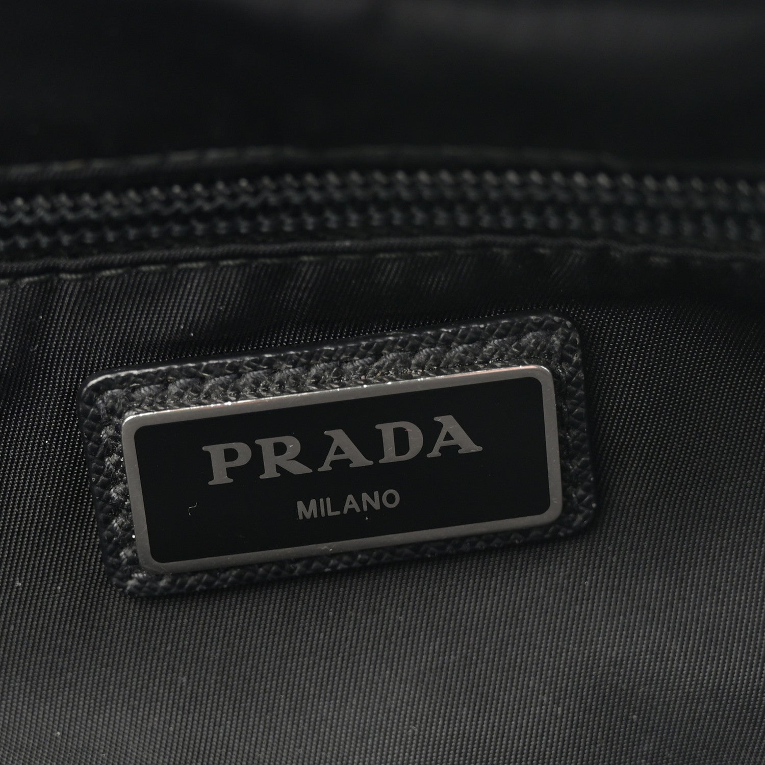 Prada Tessuto Nylon Montagna Harness Bag Black