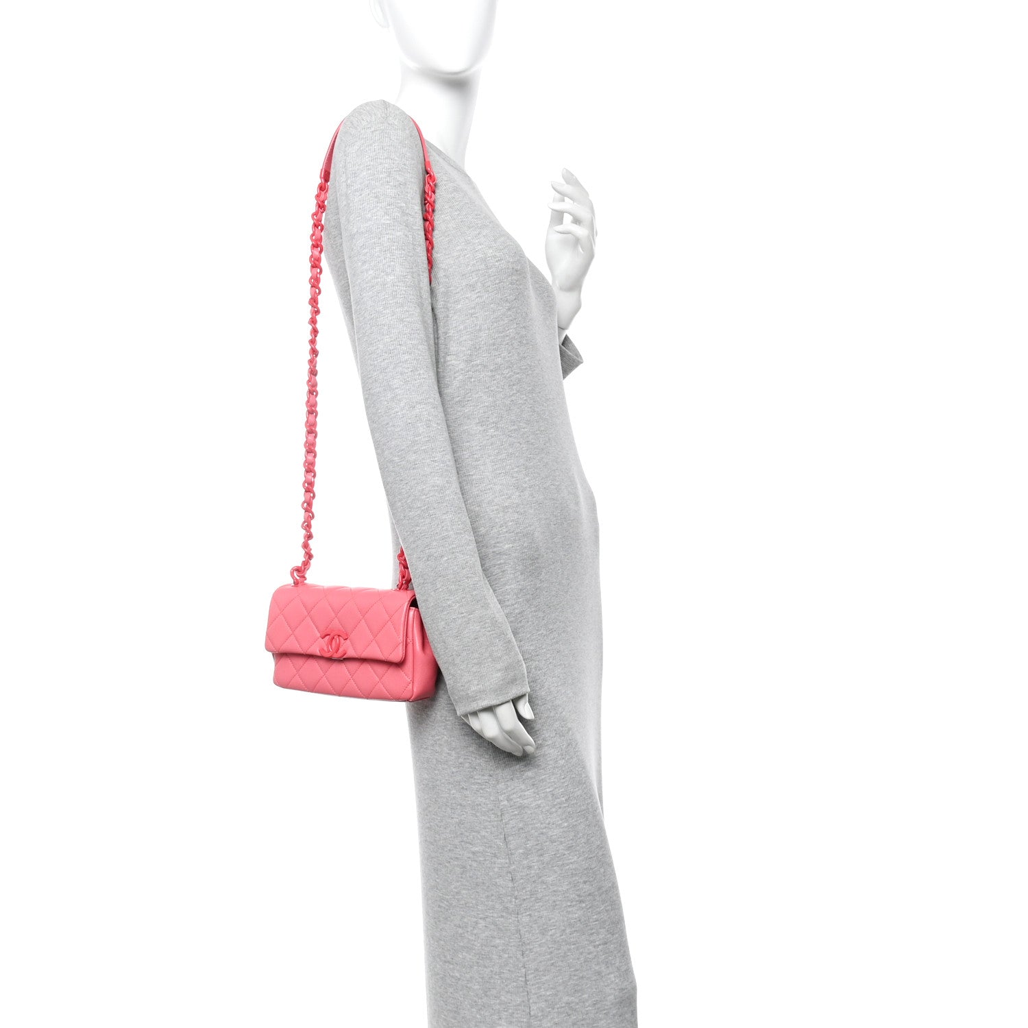 Chanel Caviar Quilted My Everything Small Flap Pink