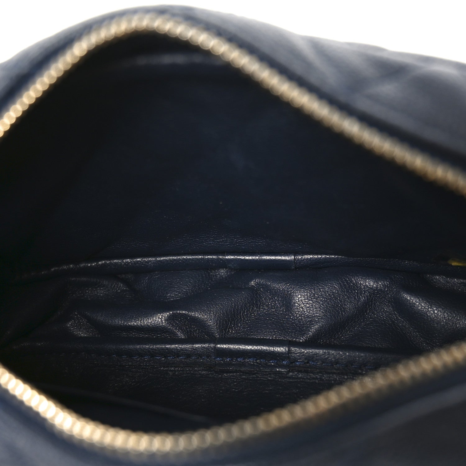 Chanel Caviar Quilted Camera Case Navy