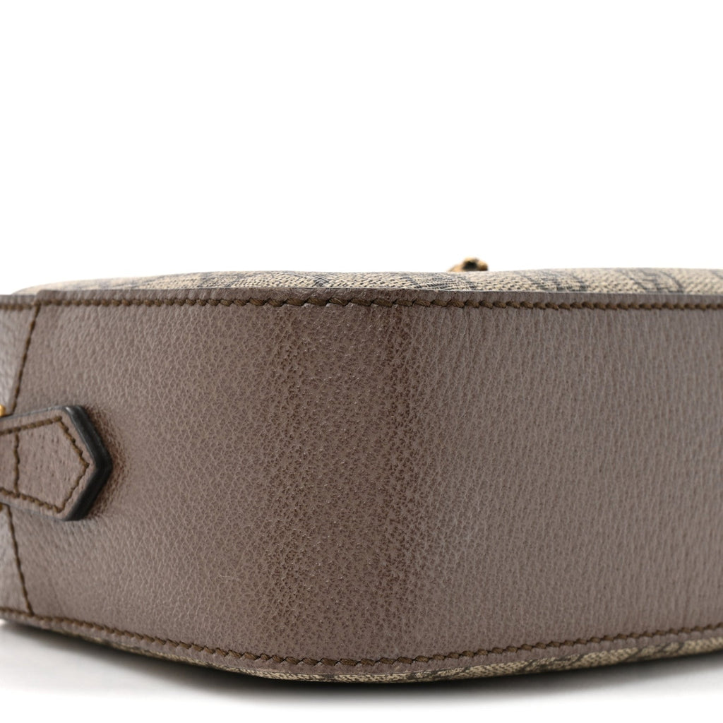 Gucci GG Supreme Monogram Web Neo Vintage Shoulder Bag Beige New Acero Crop
