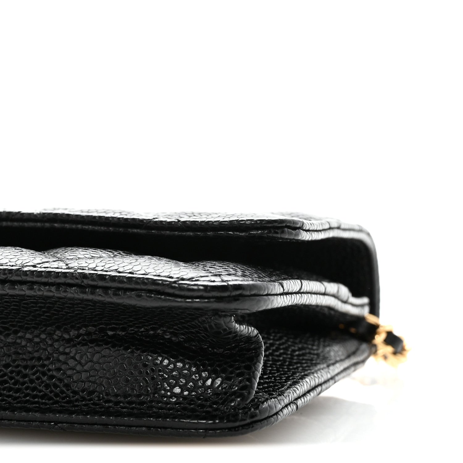 Chanel Caviar Quilted Wallet on Chain WOC Black