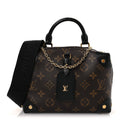 Louis Vuitton Monogram Petite Malle Souple Black