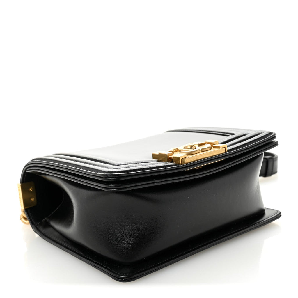 Chanel Calfskin Mini Boy Flap Black
