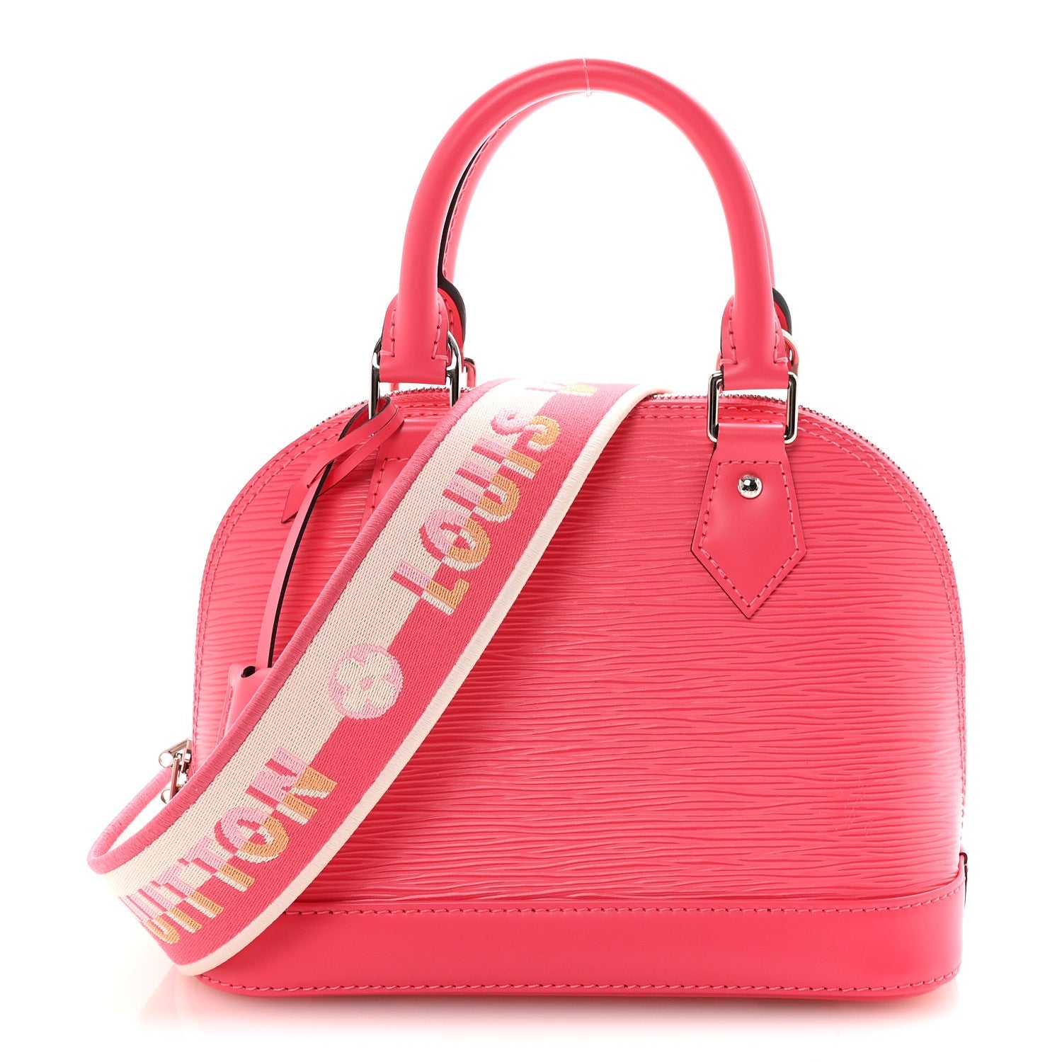 Louis Vuitton Epi Jacquard Alma BB Dragon Fruit