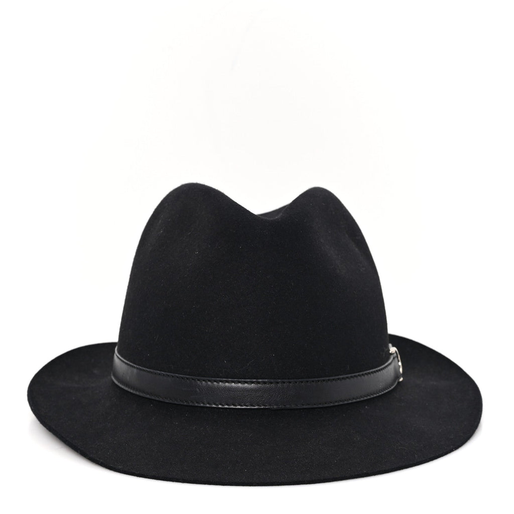 Gucci Felt Horsebit Hat L Black