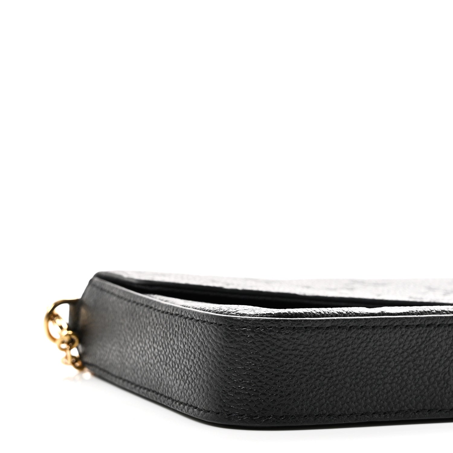 Louis Vuitton Empreinte Pochette Felicie Chain Wallet Black