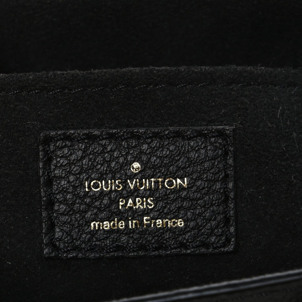 Louis Vuitton Empreinte Monogram Giant Petit Sac Plat Black Beige