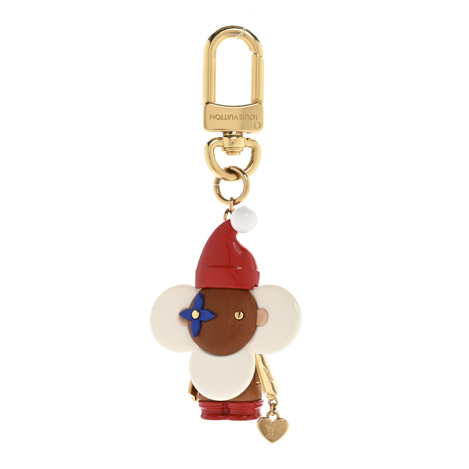 Louis Vuitton Resin Wood Vivienne Christmas Bag Charm