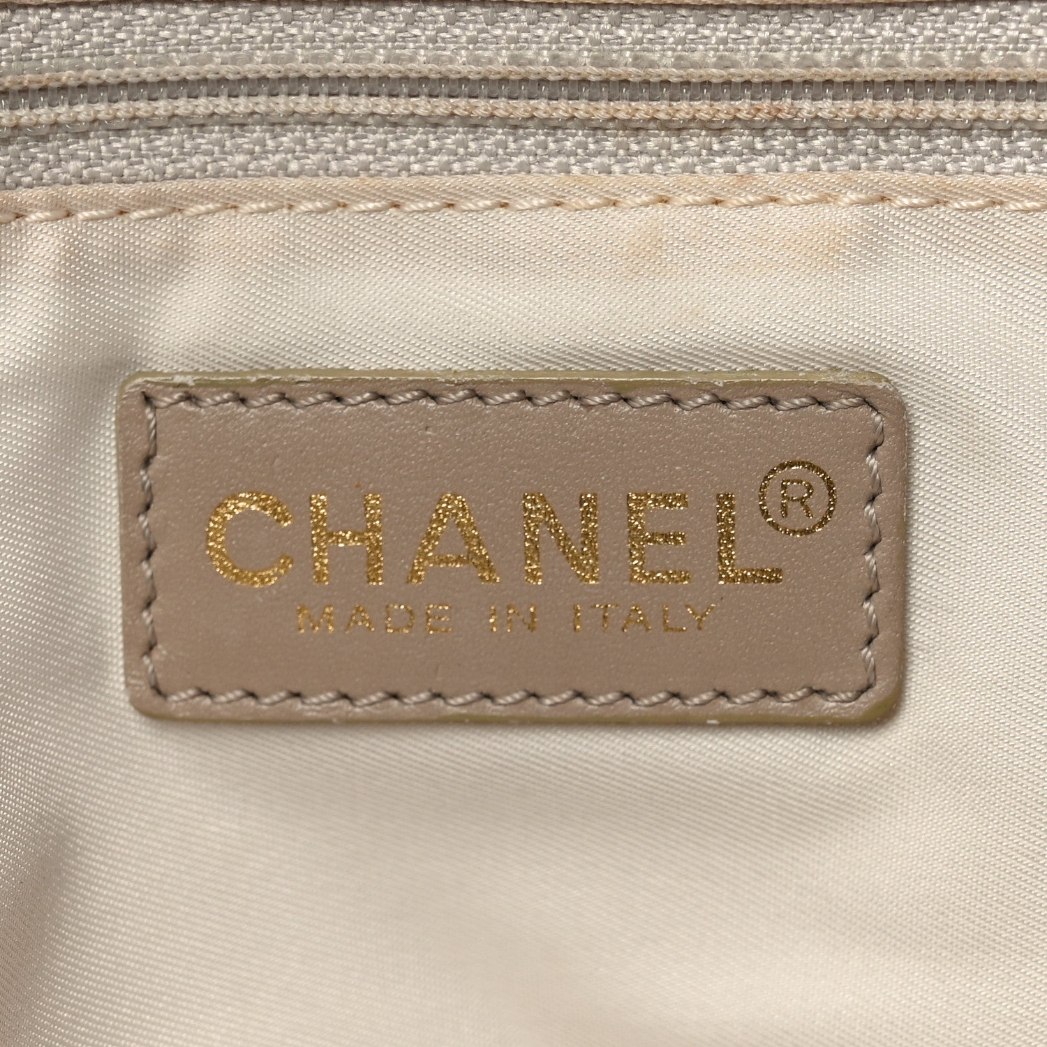Chanel Nylon Medium Travel Tote Beige