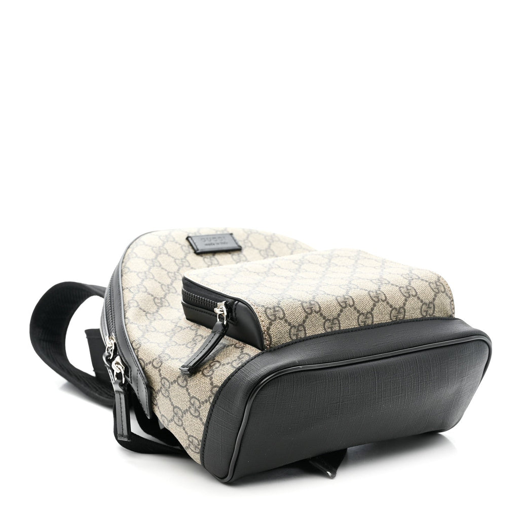 Gucci GG Supreme Monogram Small Eden Day Backpack Black