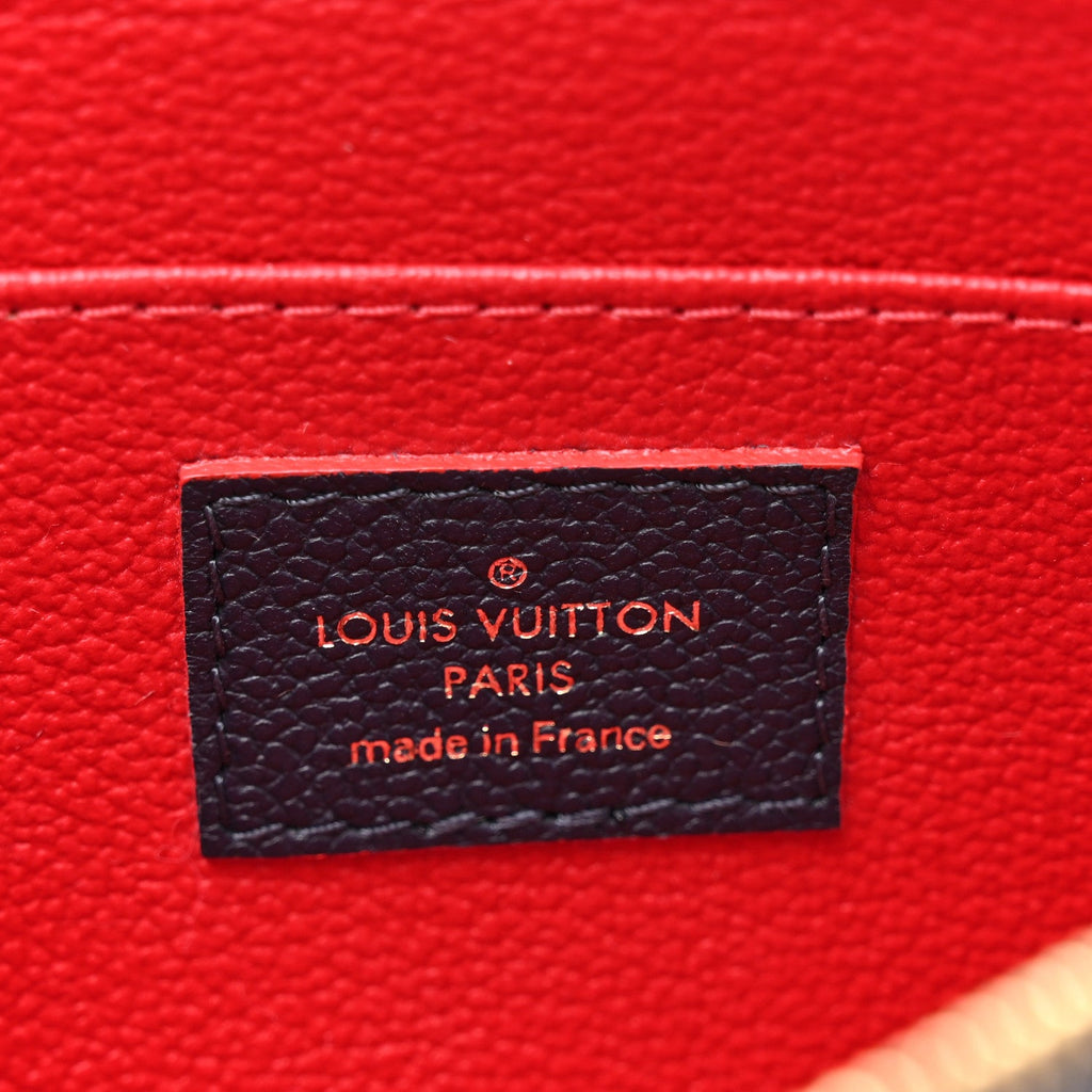 Louis Vuitton Empreinte Cosmetic Pouch Marine Rouge