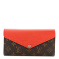 Louis Vuitton Monogram Epi Marie-Lou Long Wallet Piment