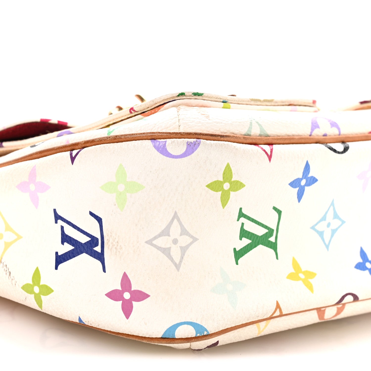 Louis Vuitton Monogram Multicolor Lodge PM White