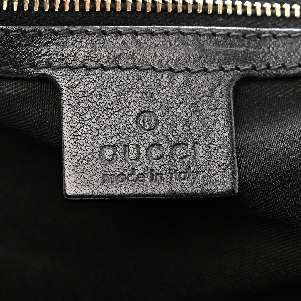 Gucci Monogram Medium Pelham Shoulder Bag Black