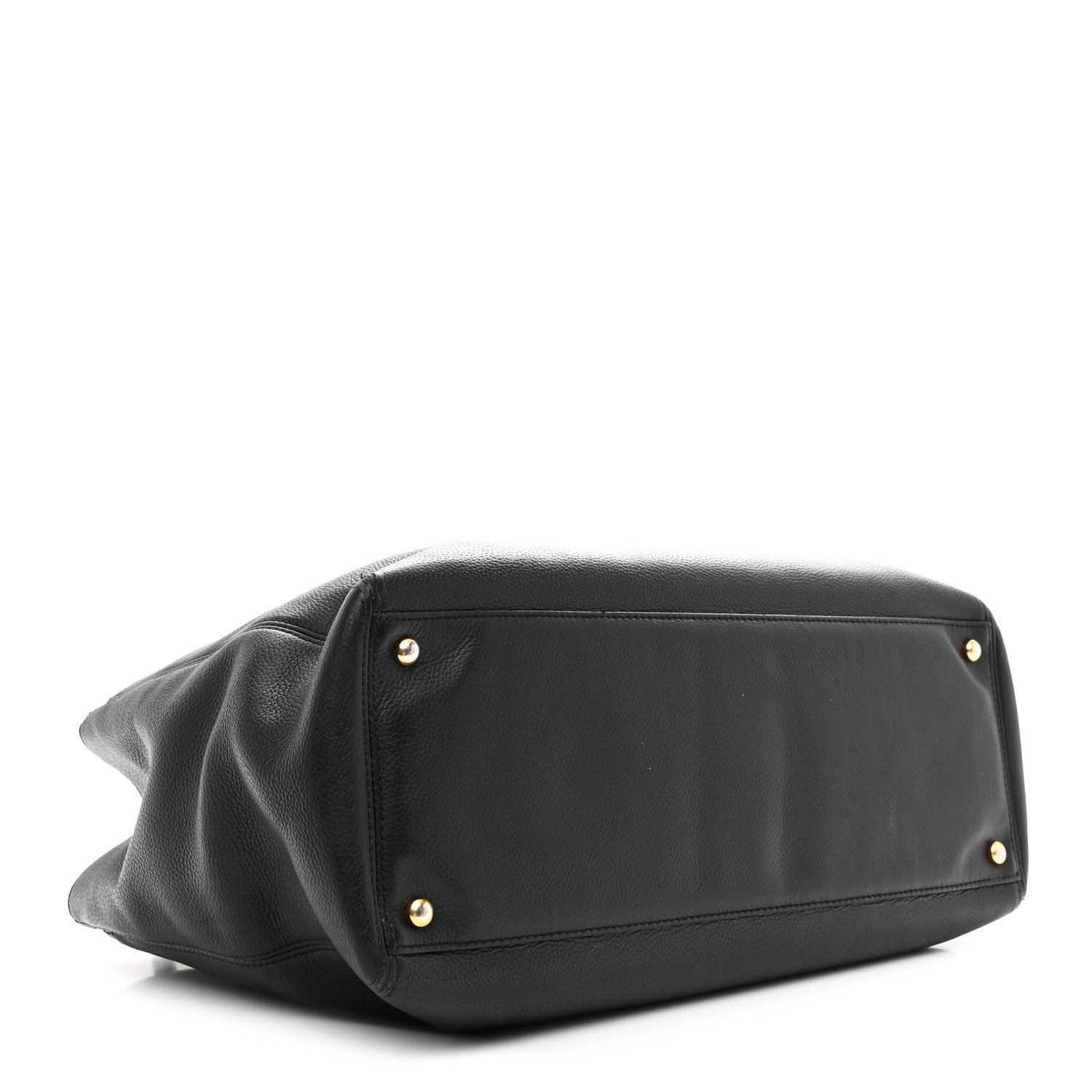 Chanel Calfskin Cerf Executive Shopper Tote Black
