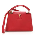 Louis Vuitton Taurillon Capucines BB Scarlet Red